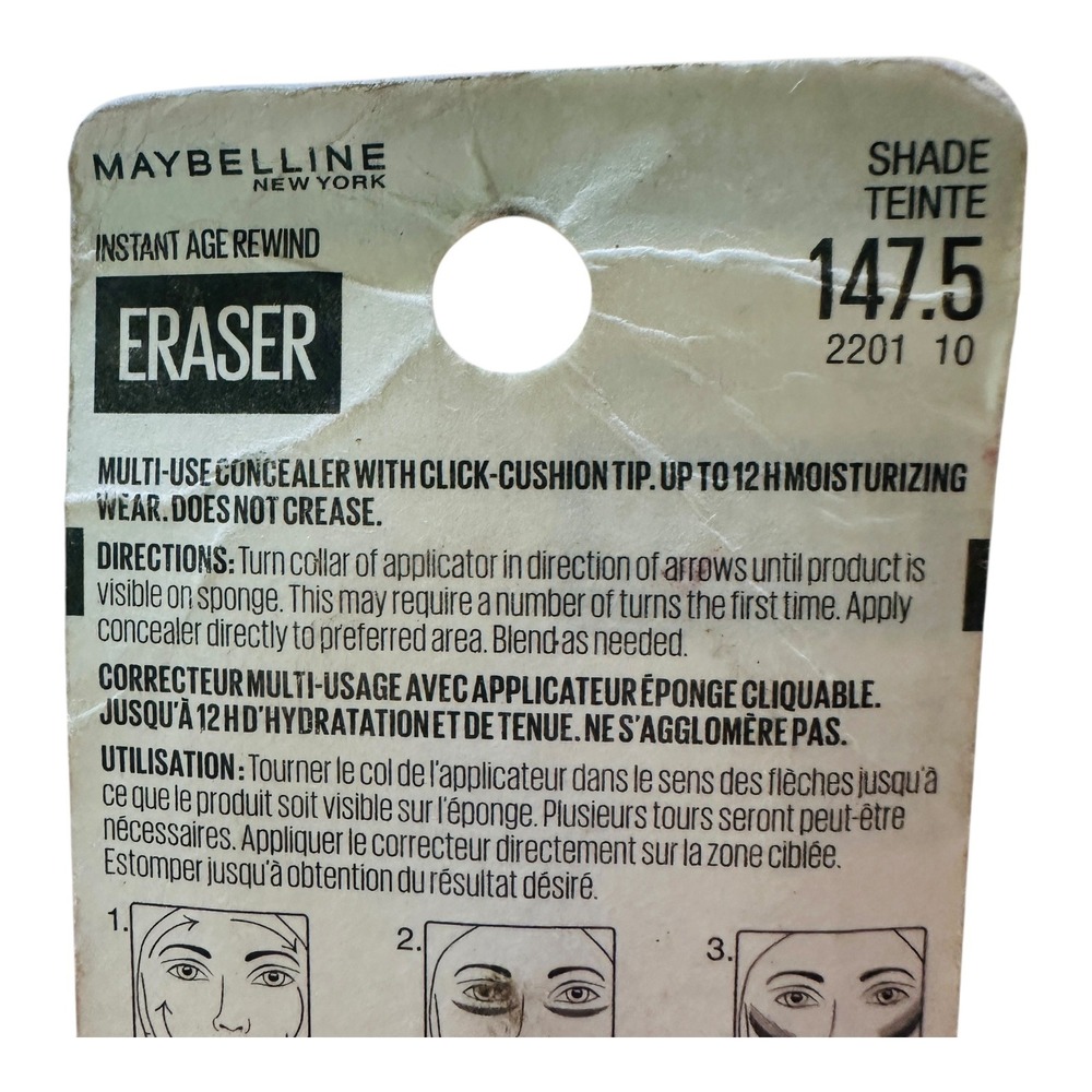 Maybelline Instant Age Rewind Eraser Concealer Shade 147.5 - Picture 4 of 6